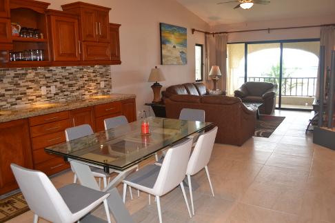 Open floor plan allows you to see the beach from every room